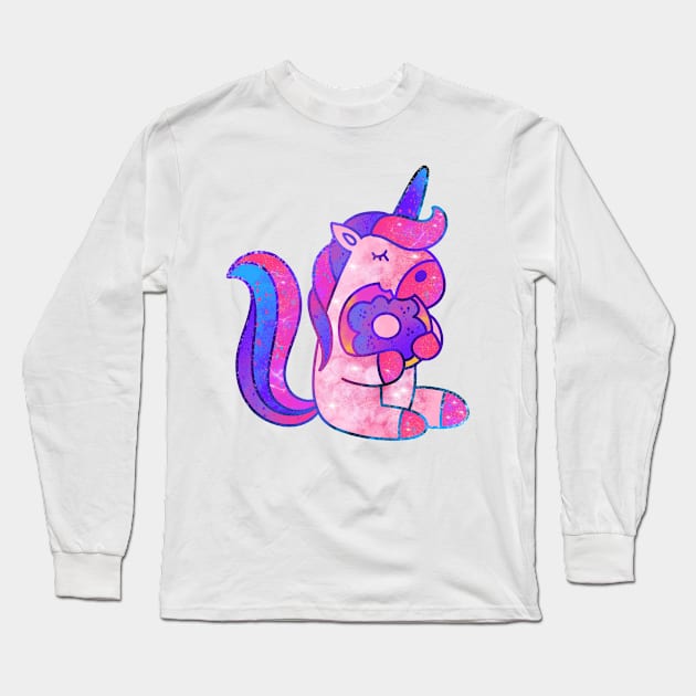 Unicorn Long Sleeve T-Shirt by Mashmuh